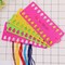 12 Pack Embroidery Floss Organizer,Cross Stitch Supplies Needlework Thread Holder Storage Tool 20 Positions Sewing Tools for Thread Craft DIY Sewing Storage (Mixcolor)